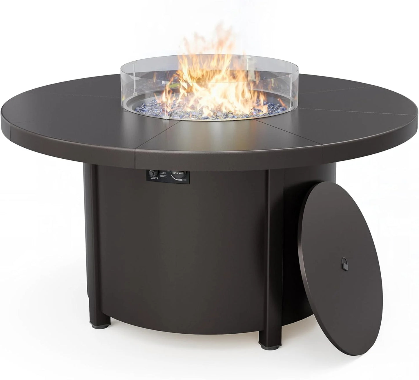 ALAULM Outdoor Propane Fire Pit Table – Stylish, Safe & CSA Certified