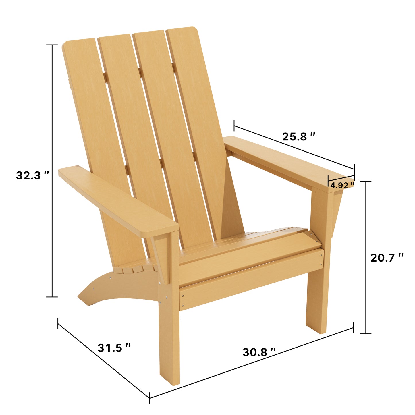 ALAULM 9PCS Adirondack Chair Set & 19" Smokeless Stove, Outdoor HDPE All-Weather Chairs with Marble Top Side Table, Fire Pit Comes with Waterproof Cover and Fire Poker, for Patio Garden, Brown