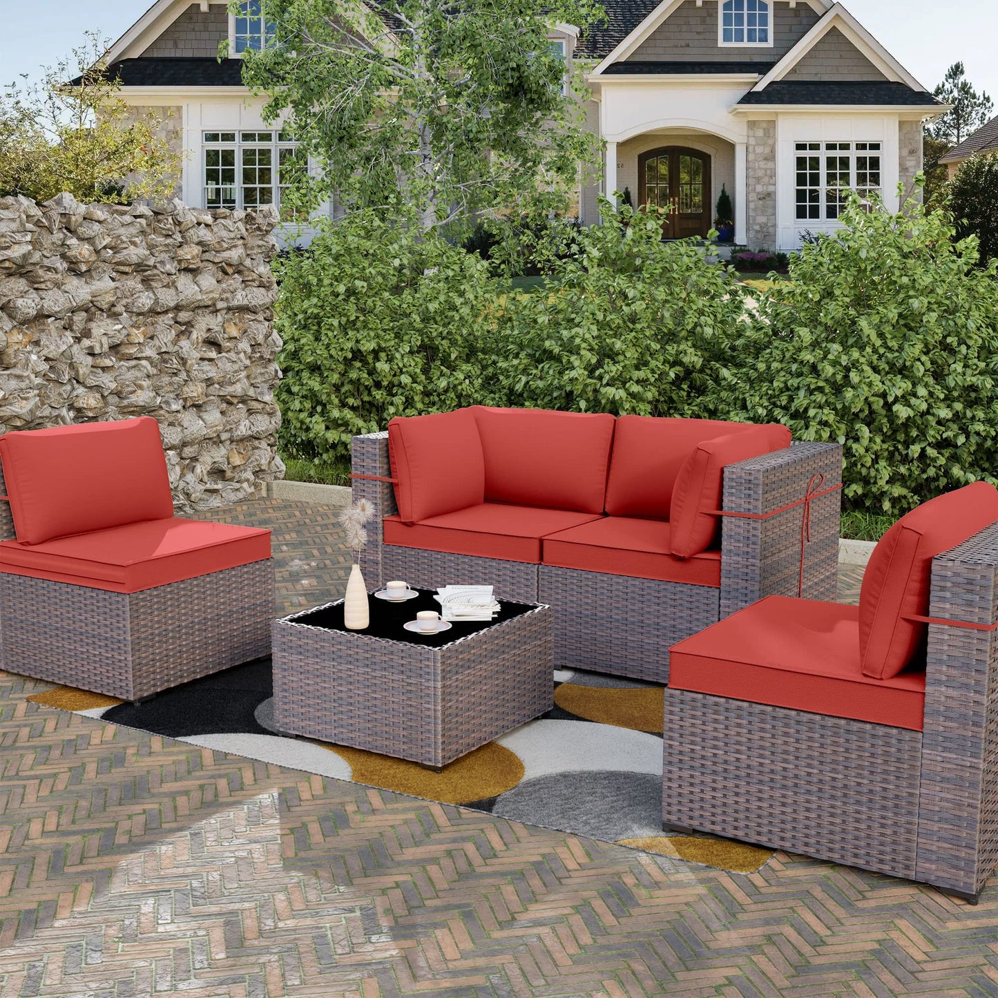 Outdoor Patio Cushion Cover,Washable Furniture Cover,Smooth and Thick Zipper Cover, Polyester Fabric Cover, Suitable for Replacement Sofa Seat,Sand (Slipcover Only)